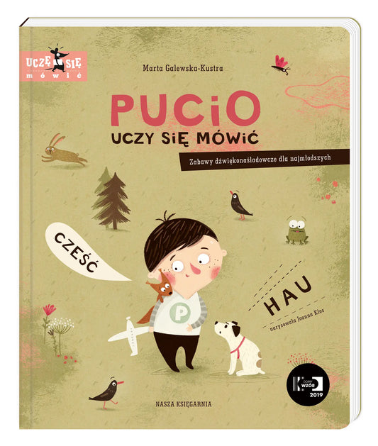 Pucio uczy się mówić Zabawy dźwiękonaślad...38187