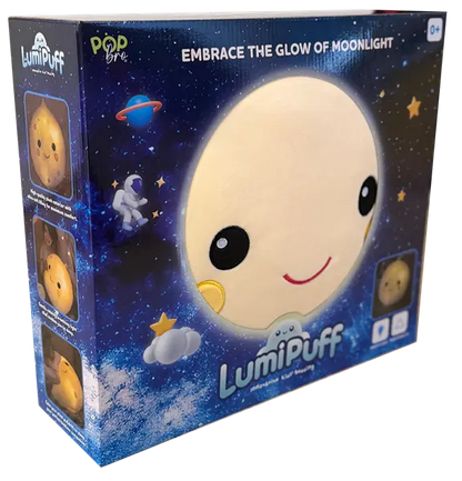 LumiPuff - Świecąca poduszka w kształcie księżyca