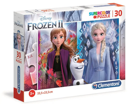 Puzzle 30 super kolor frozen 2