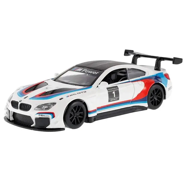 Model bmw m6 gt3 biały 1:44