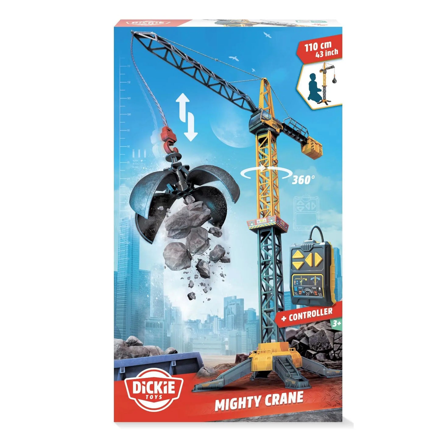 Mighty Crane sterowany dźwig z kulą  372-9022