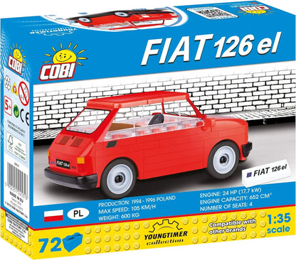 CARS Mały Fiat 126P 1994-1999 72 kocki 24531