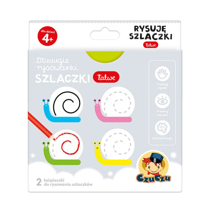 Dłuuugie rysowanki 4+ rysuję szlaczki łatwe