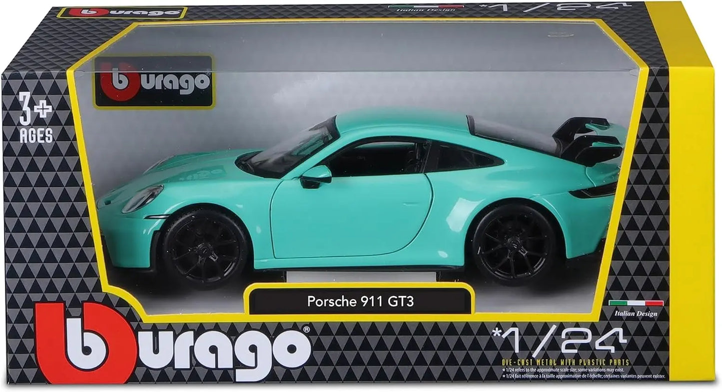 Porsche 911 GT3 mint green 1:24