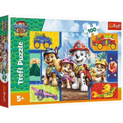 PUZZLE 100 Psiaki i dinozaury / Psi Patrol 16548