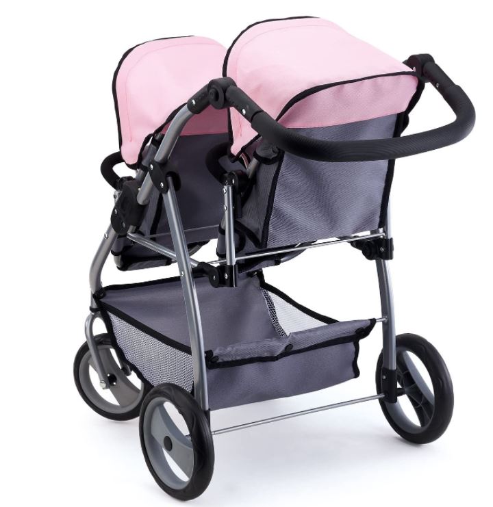 BAYER Wózek spacer.Twin j.róż+szary 26508AA/ 65088