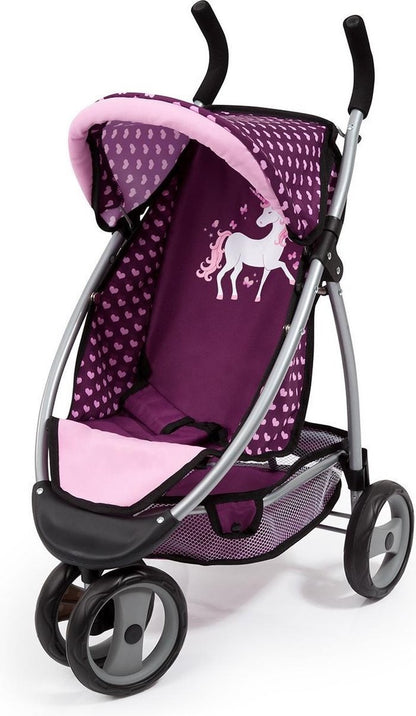 BAYER Wózek spacer.sport.Jogger fiolet+j.róż 39937
