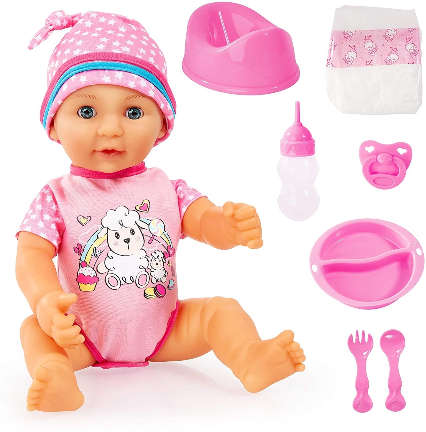 BAYER Newborn Baby 40cm Lisa 94073AD 10297