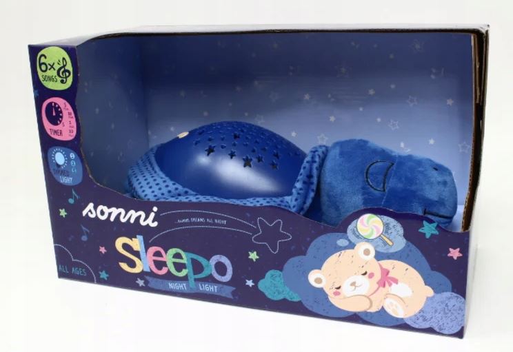 BAYER Lampka Sleepo projektor żółwik 69501AA