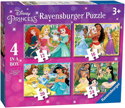 RAV puzzle 4in1 Księżniczki Dis 12/16/20/24 030798