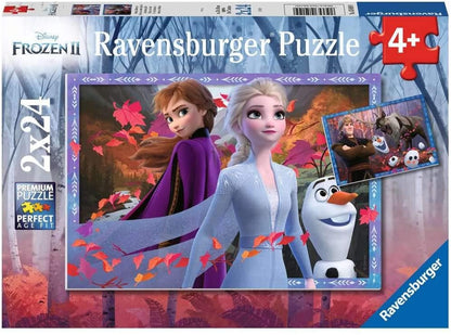 RAV puzzle 2x24 Frozen Mroźne przygody 05010