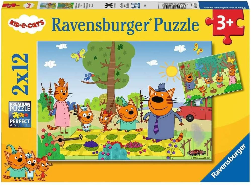 RAV puzzle 2x12 Kot-o-ciaki 05079