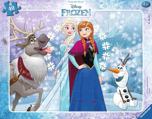RAV puzzle ramkowe 40 Frozen Anna i Elsa 06141