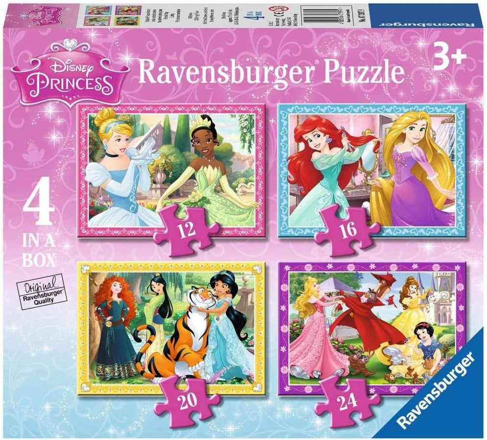 RAV puzzle 4w1 Księżniczki 12/16/20/24 07397