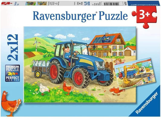 RAV puzzle 2x12 Budowa i gospodarstwo 07616