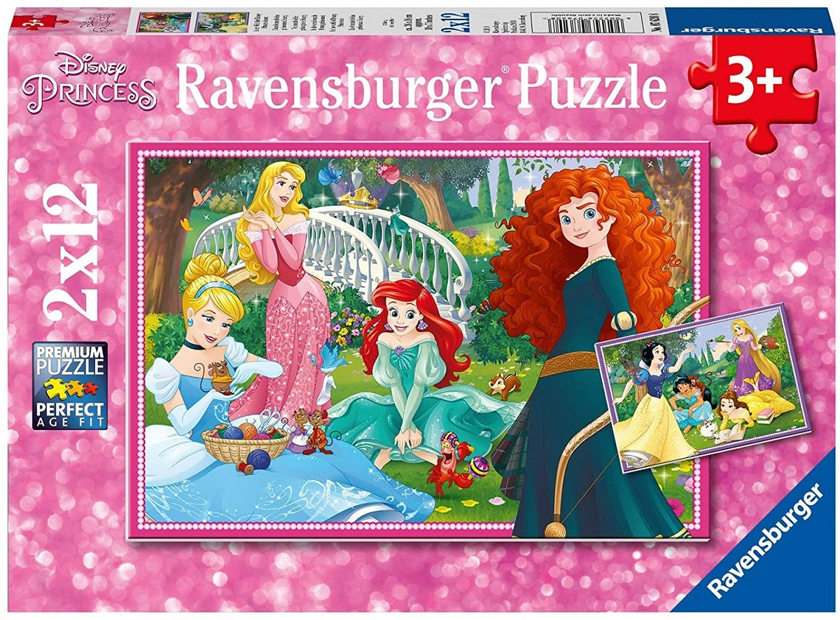 RAV puzzle 2x12 Świat Księżniczek 07620