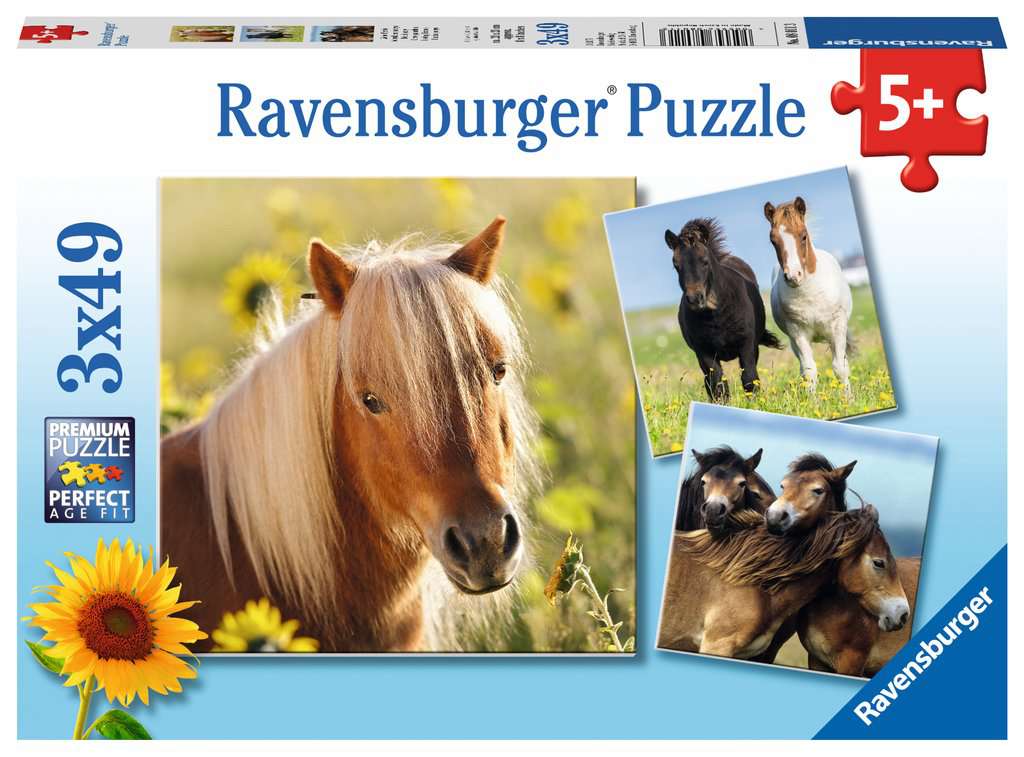 RAV puzzle 3x49 Konie 08011