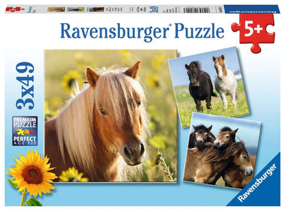 RAV puzzle 3x49 Konie 08011