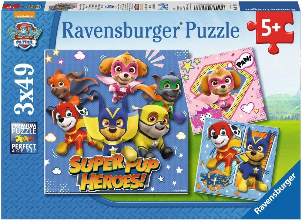 RAV puzzle 3x49 Psi Patrol Super Hero 08036