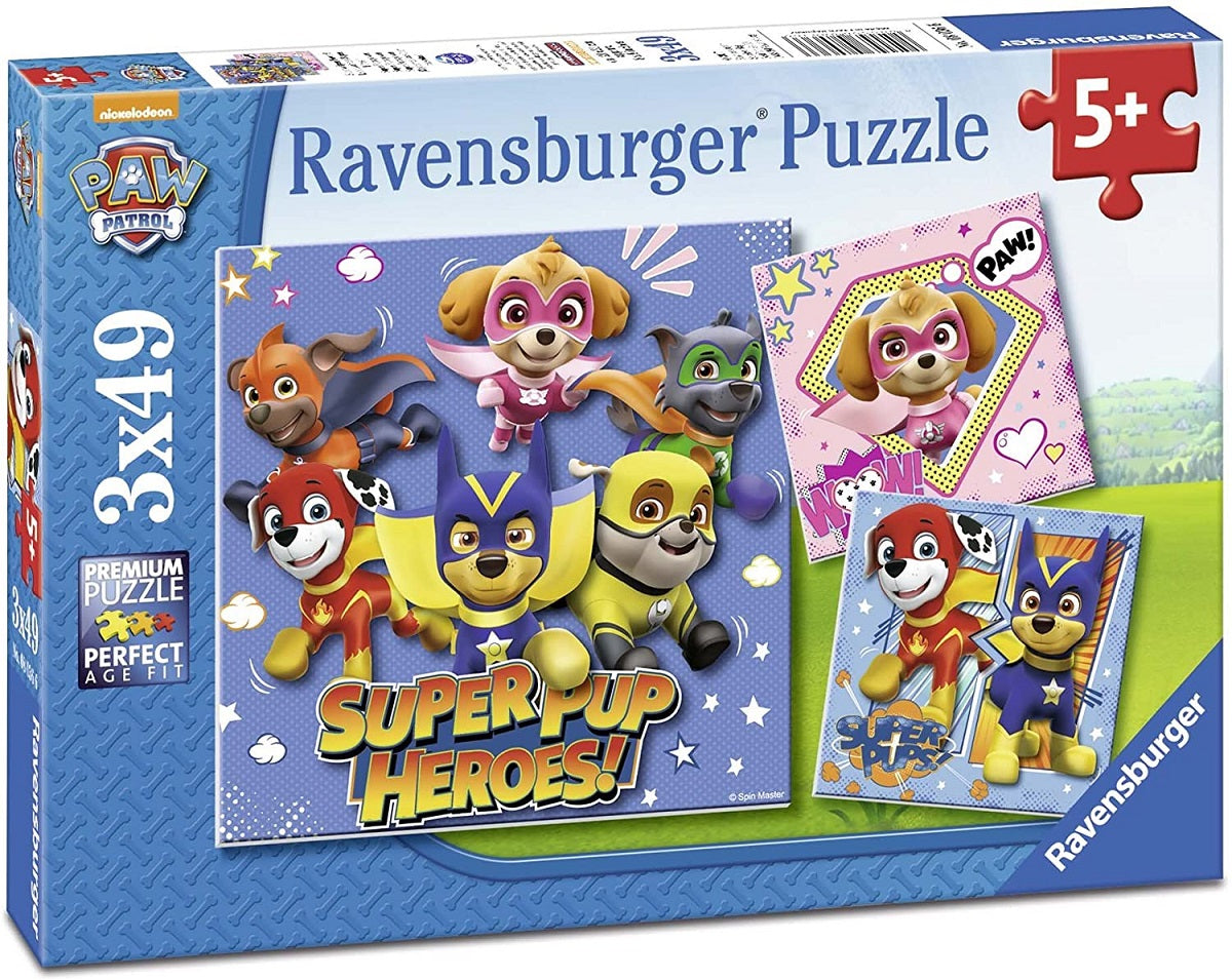 RAV puzzle 3x49 Psi Patrol Super Hero 08036