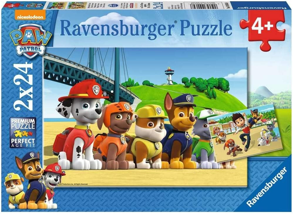 RAV puzzle 2x24 Psi Patrol Bohaterskie psy 09064