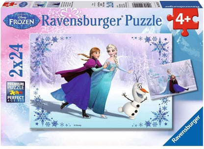 RAV puzzle 2x24 FrozenSiostry na zawsze 09115