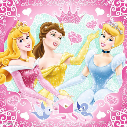 Ravensburger puzzle królewna śnieżka 3x49