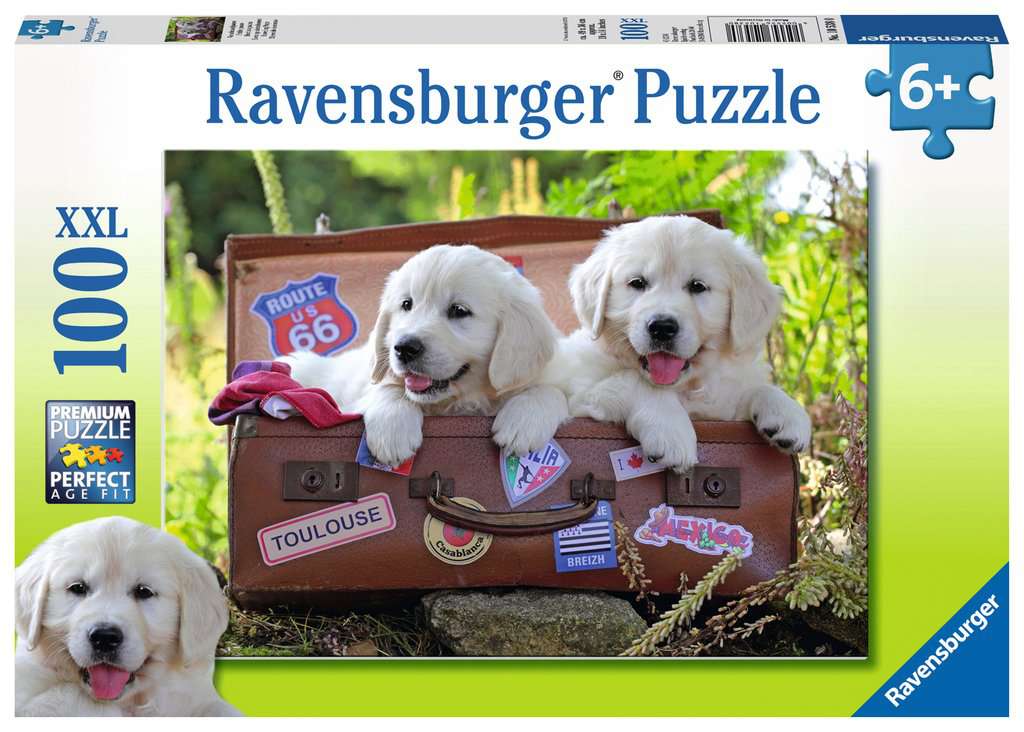 RAV puzzle 100 Szczeniaki w walizce 10538