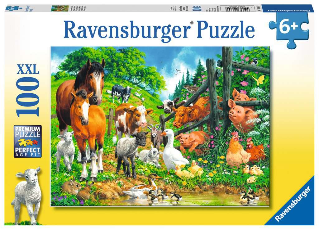 RAV puzzle 100 Wiejskie zwierzaki 10689