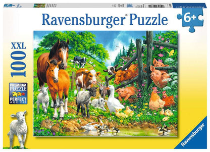RAV puzzle 100 Wiejskie zwierzaki 10689