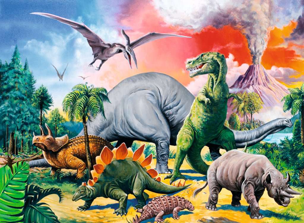 RAV puzzle 100 Dinozaury 10957
