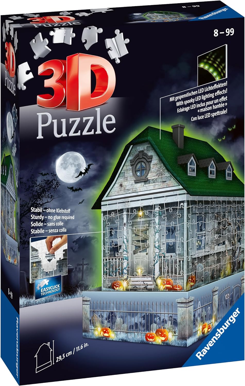 RAV puzzle 3D Nawiedzony dom świecące 11254