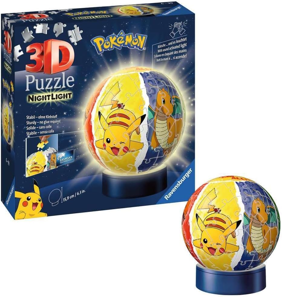 RAV puzzle 3D Kula świecąca 72 Pokemon 11547