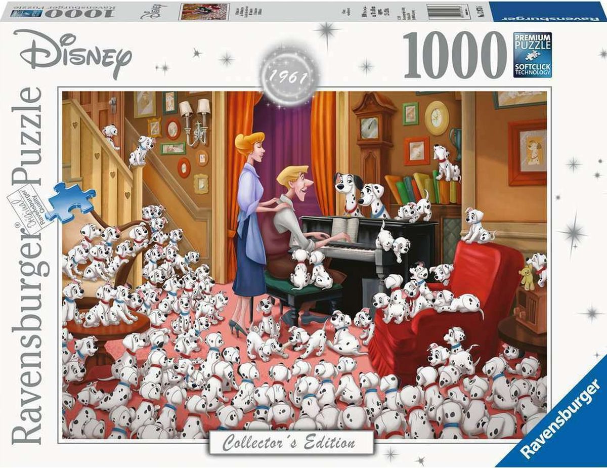 RAV puzzle 1000 Disney 101 Dalmat. 139736
