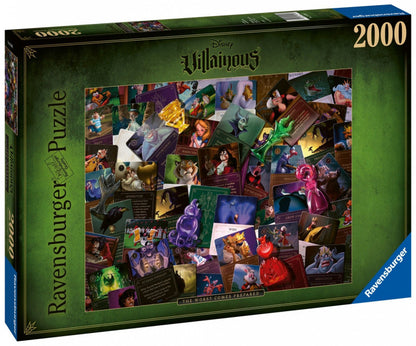 RAV puzzle 2000 Disney Czarne charaktery 16506