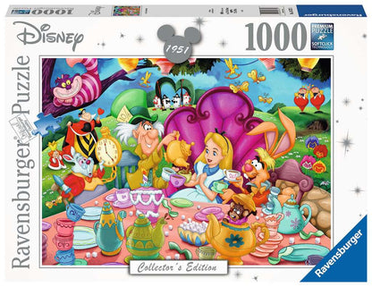 Puzzle 1000 elementów walt disney kolekcja alicja w krainie czarów