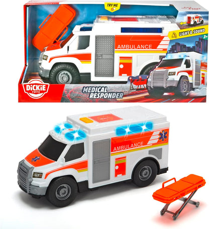 Dickie ambulans biały 30cm św/dźw 330-6002