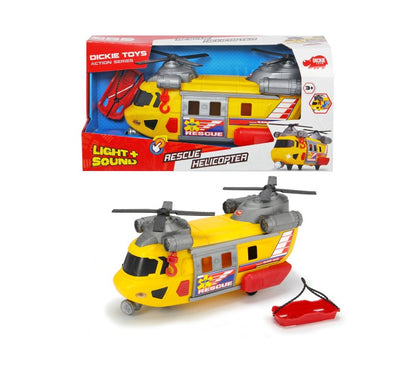 Dickie helikopter ratunkowy żółty 30cm