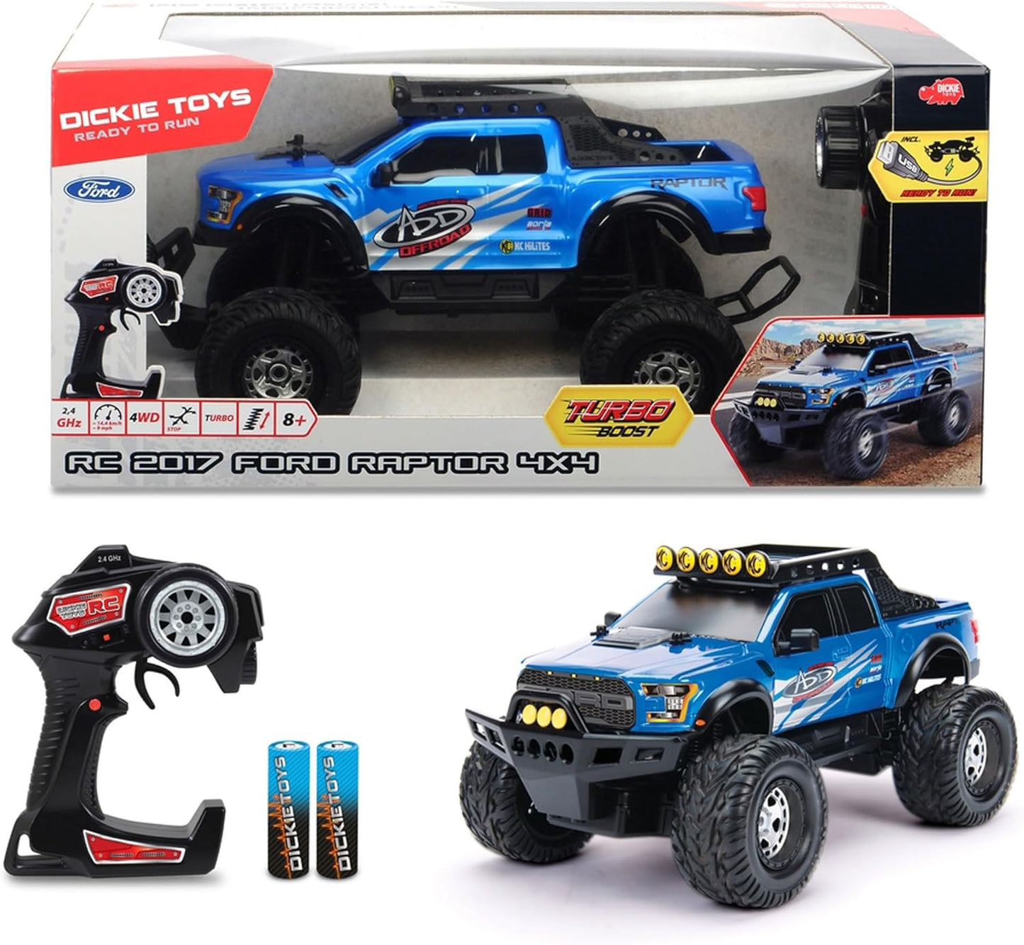 JADA RC 2017 Ford F-150 Raptor 4X4 110-9000