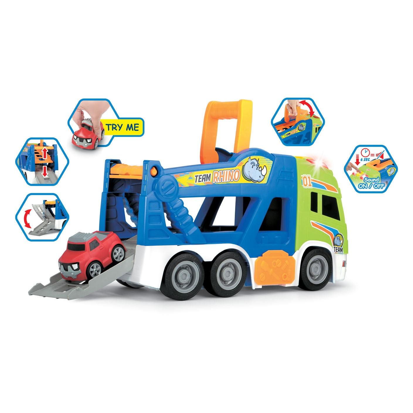 Dickie ABC Tim transporter Scania 411-7000