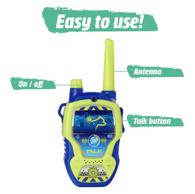 Dickie walkie talkie policjanta z bateriami 18197