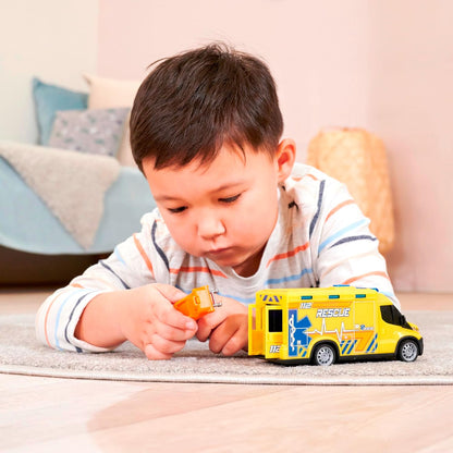 Dickie toys dickie iveco daily ambulans 18cm światło / dźwięk