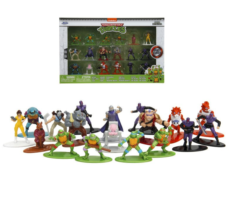 Jada turtles metalowe figurki 18-pak