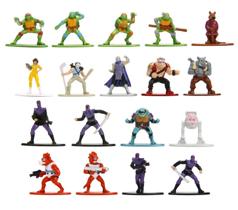 Jada turtles metalowe figurki 18-pak