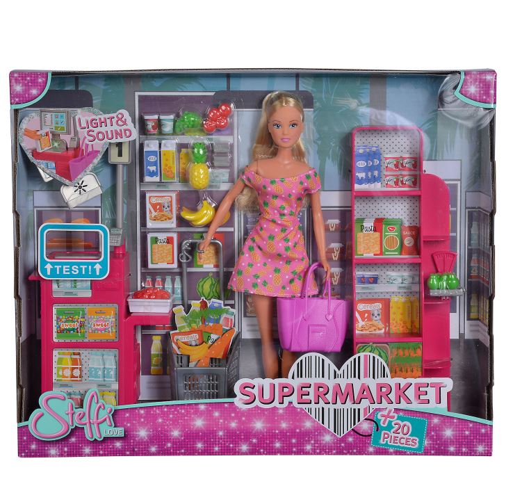 Steffi lalka w supermarkecie św/dźw 573-3449