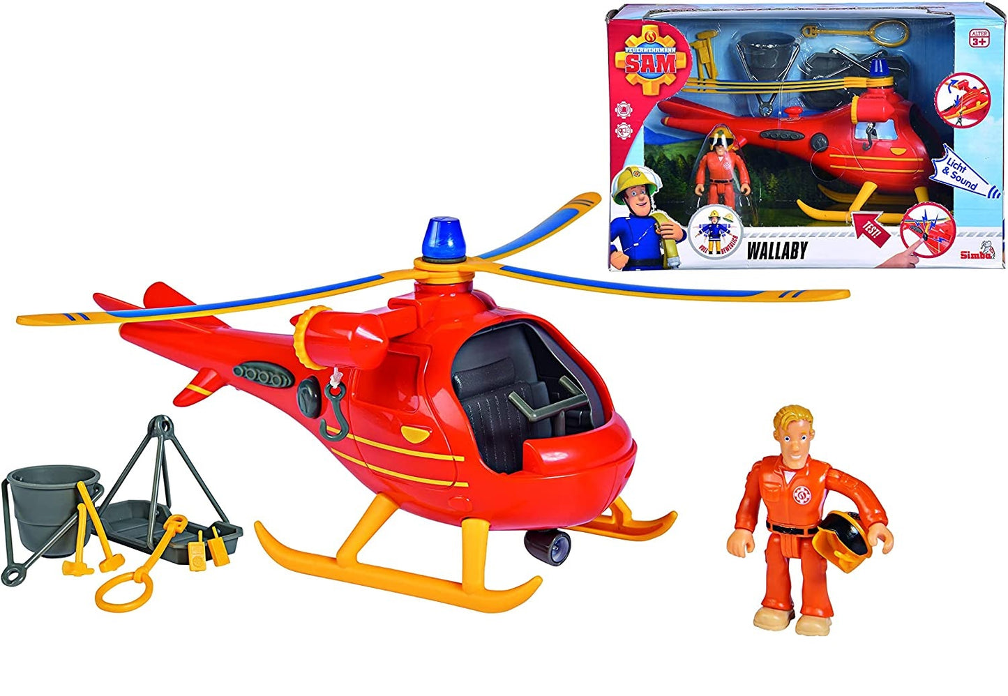 Strażak Sam helikopter ratowniczy+figurka 925-1087