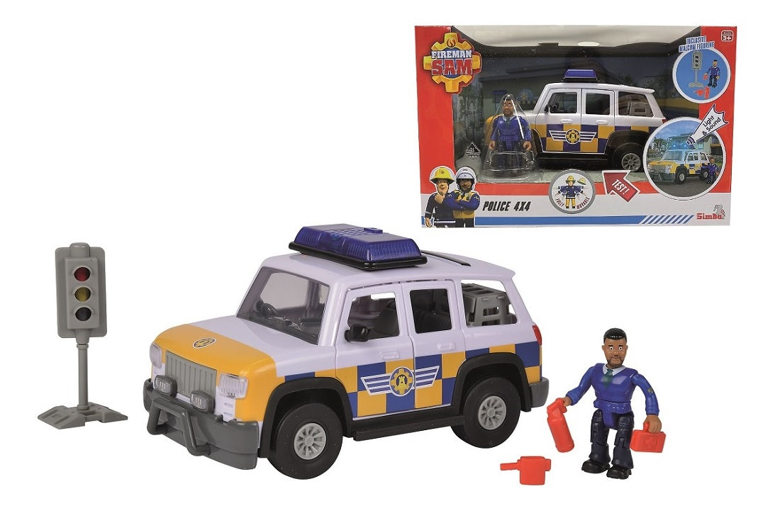 Strażak Sam jeep policyjny+figurka 925-1096