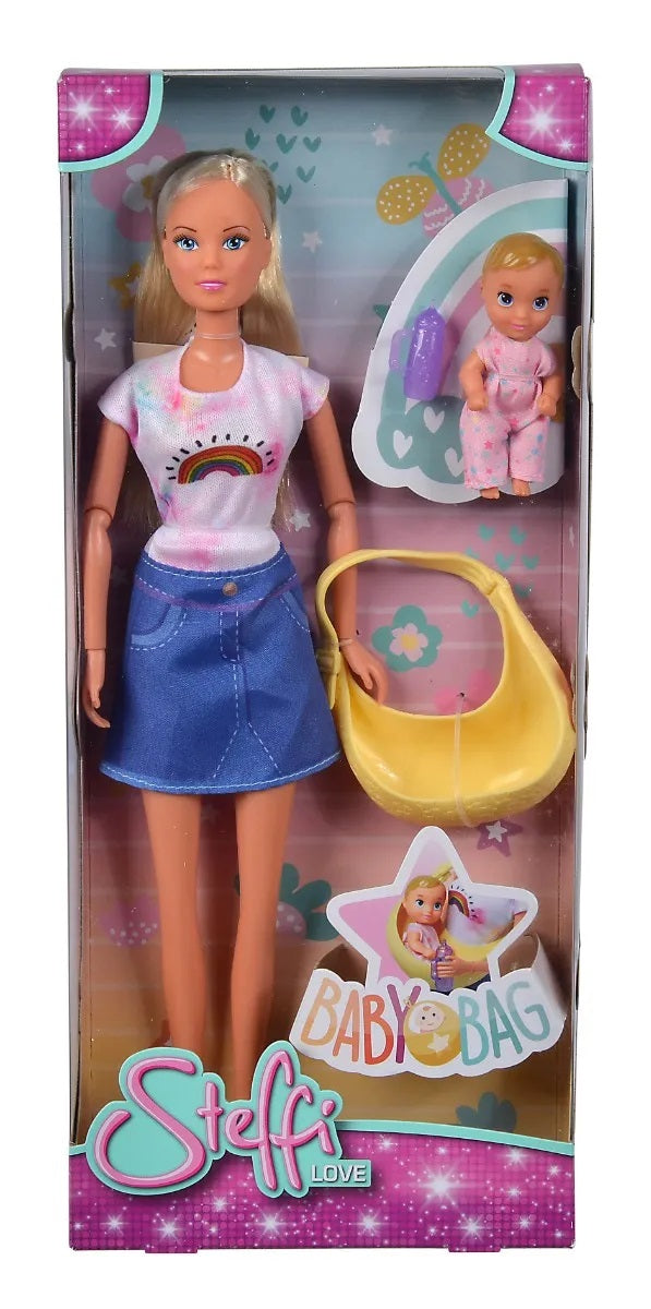 Steffi lalka z bobasem + chusta 573-3538