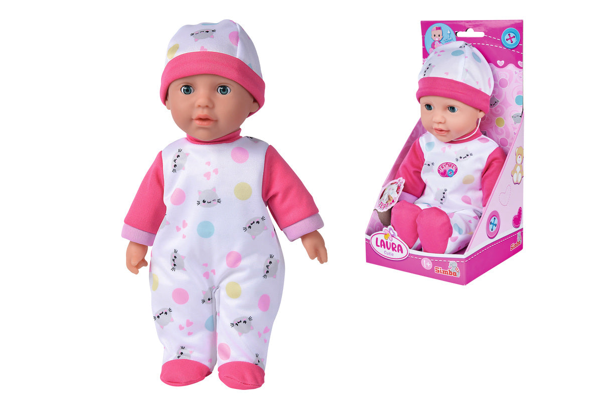 Laura słodki bobas z dźwiękiem 30 cm