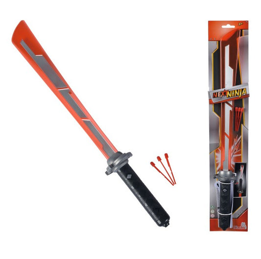 Next ninja czerwony miecz na baterie 60cm + strzałki
